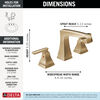 Two Handle Widespread Bathroom Faucet