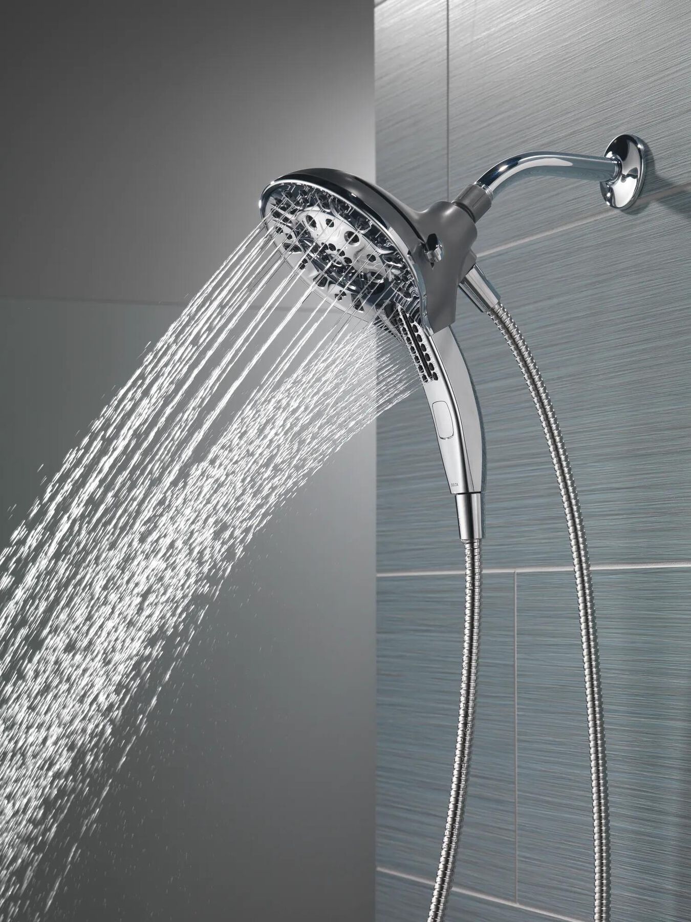 H2Okinetic&reg;&nbsp;In2ition&reg;&nbsp;5-Setting Two-in-One Shower (Recertified)
