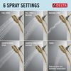 6-Setting SureDock&reg; Magnetic Hand Shower