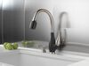 Single Handle Pull-Down Kitchen Faucet with Soap Dispenser