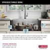 30&rdquo; Workstation Undermount&nbsp;Single Bowl&nbsp;16 Gauge Stainless Steel&nbsp;Farmhouse Apron Front Kitchen Sink&nbsp;with&nbsp;WorkFlow&trade; Ledge and Accessories