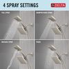 5-Setting Two-in-One Combination Shower with Additional Mount