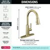 Single Handle Pull-Down Kitchen Faucet (Recertified)