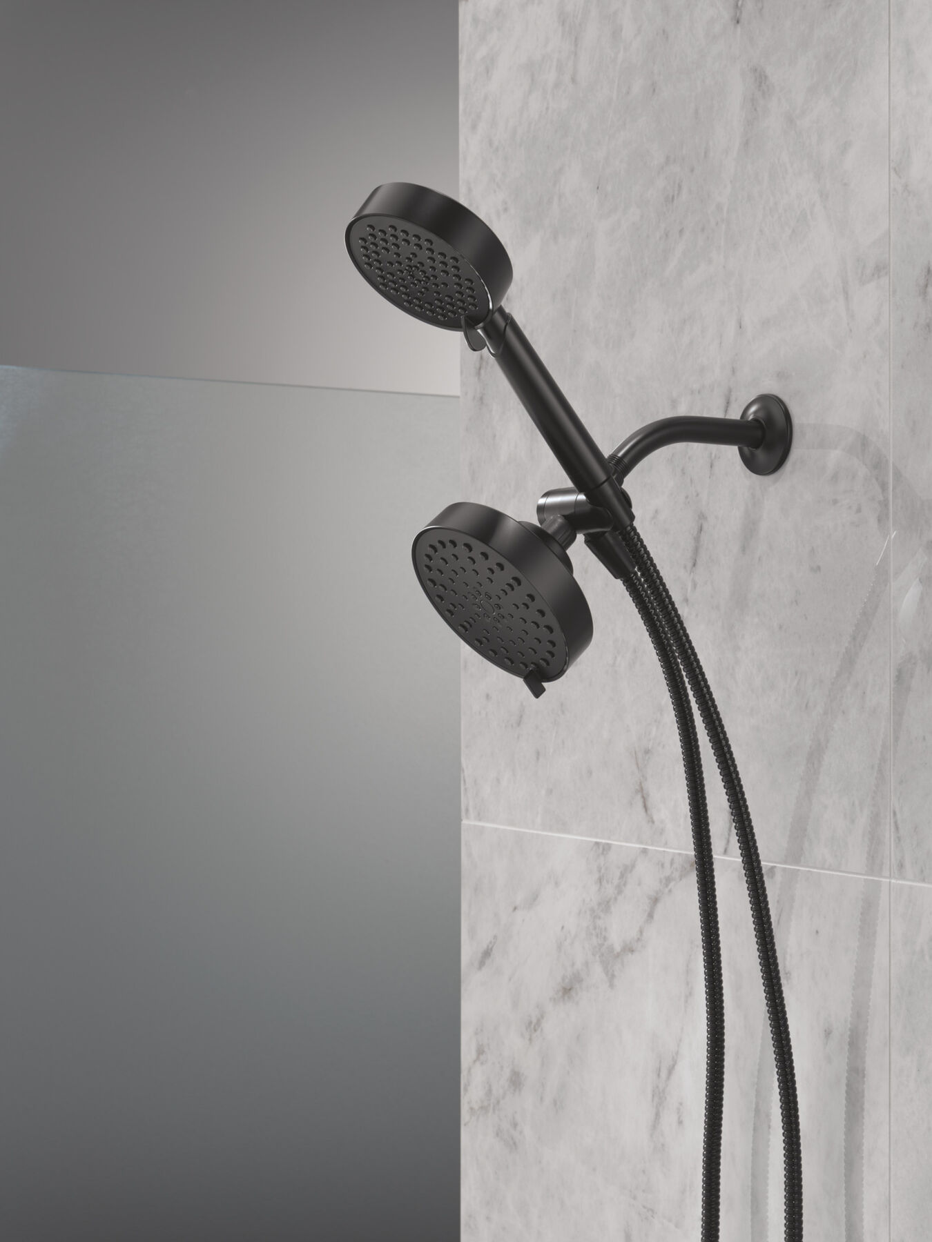 5-Setting Two-in-One Combination Shower with Additional Mount