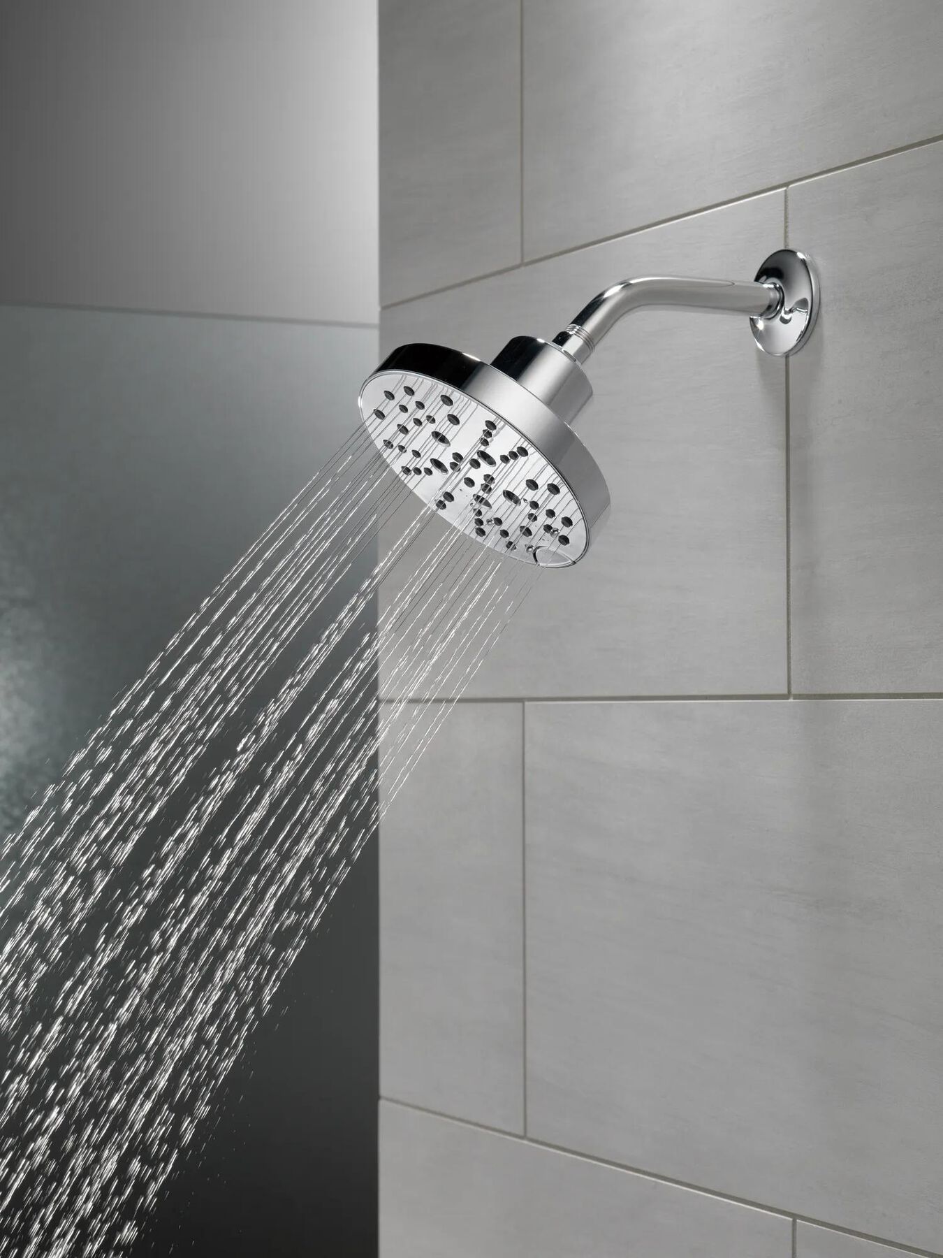 H<sub>2</sub>Okinetic&reg; 5-Setting Contemporary Raincan Shower Head (Recertified)