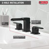 Two Handle Widespread Channel Bathroom Faucet (Recertified)