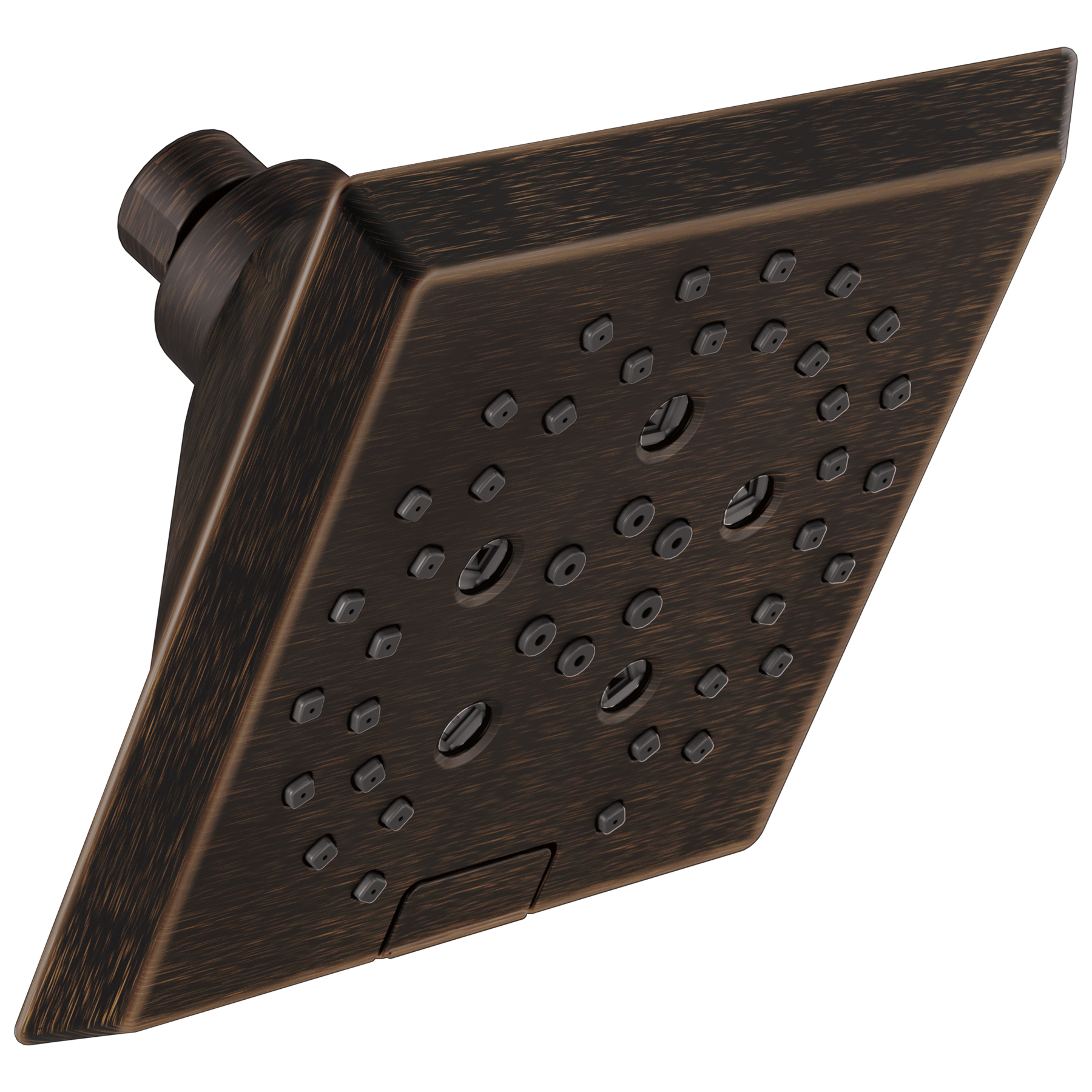 H<sub>2</sub>Okinetic&reg; 5-Setting Angular Modern Raincan Shower Head
