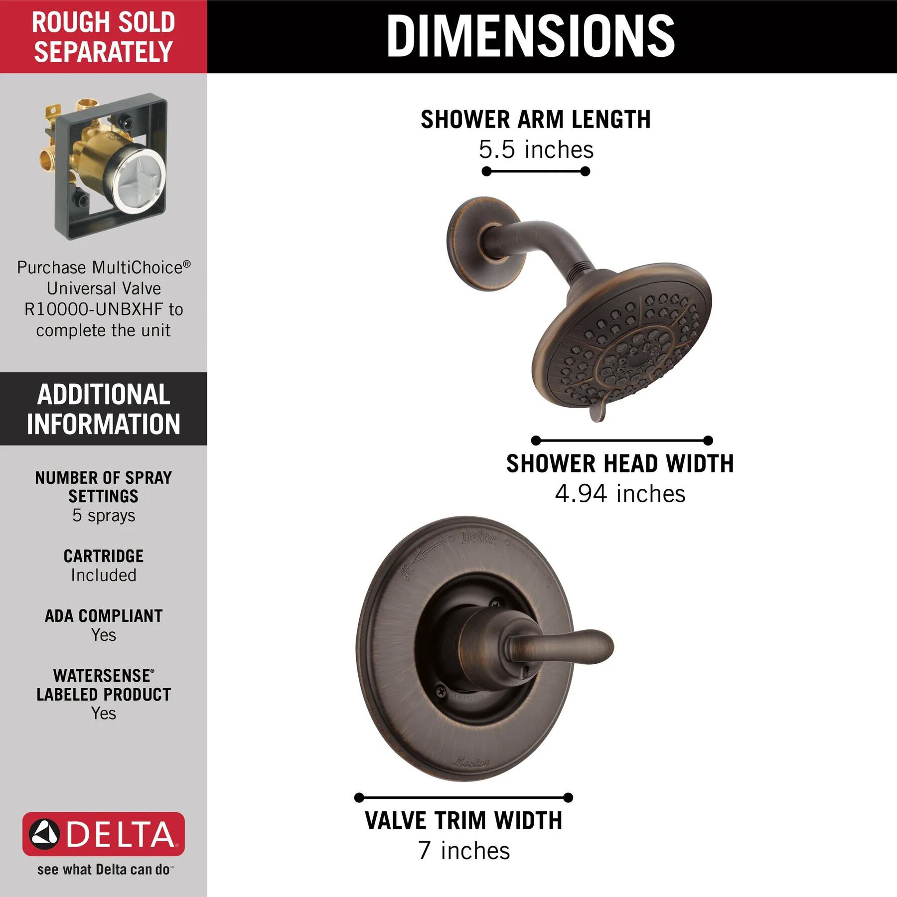 Monitor&reg; 14 Series Shower Trim