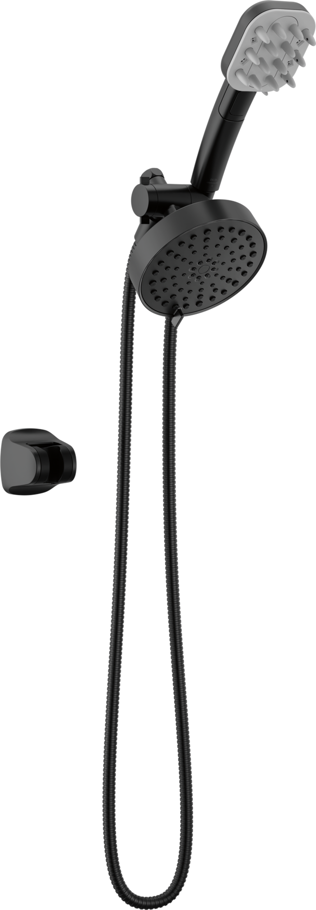 Detangling Hand Shower with 4-Setting Showerhead Bundle