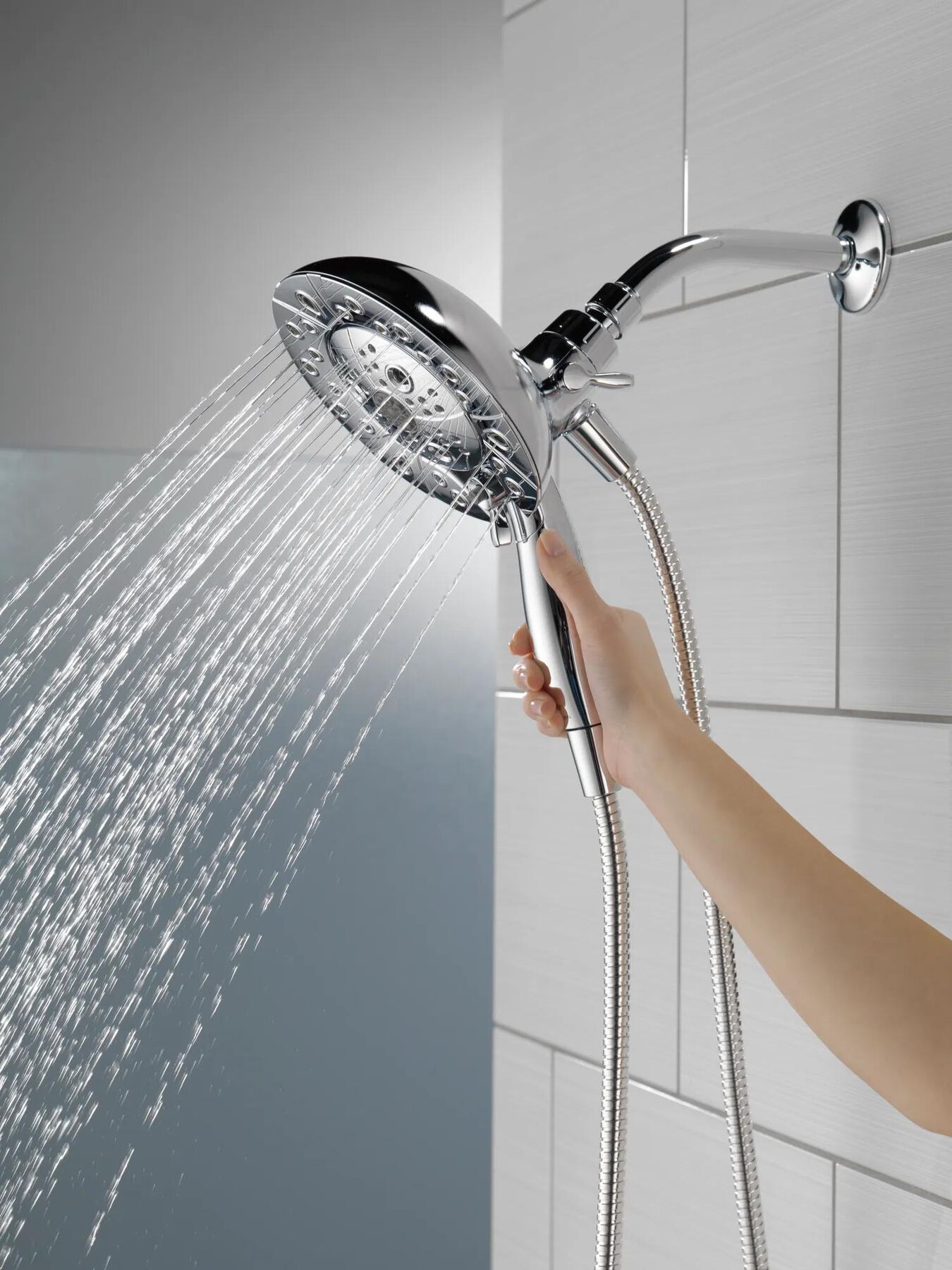 H2Okinetic&reg; In2ition&reg; 5-Setting Two-in-One Shower with MagnaTite