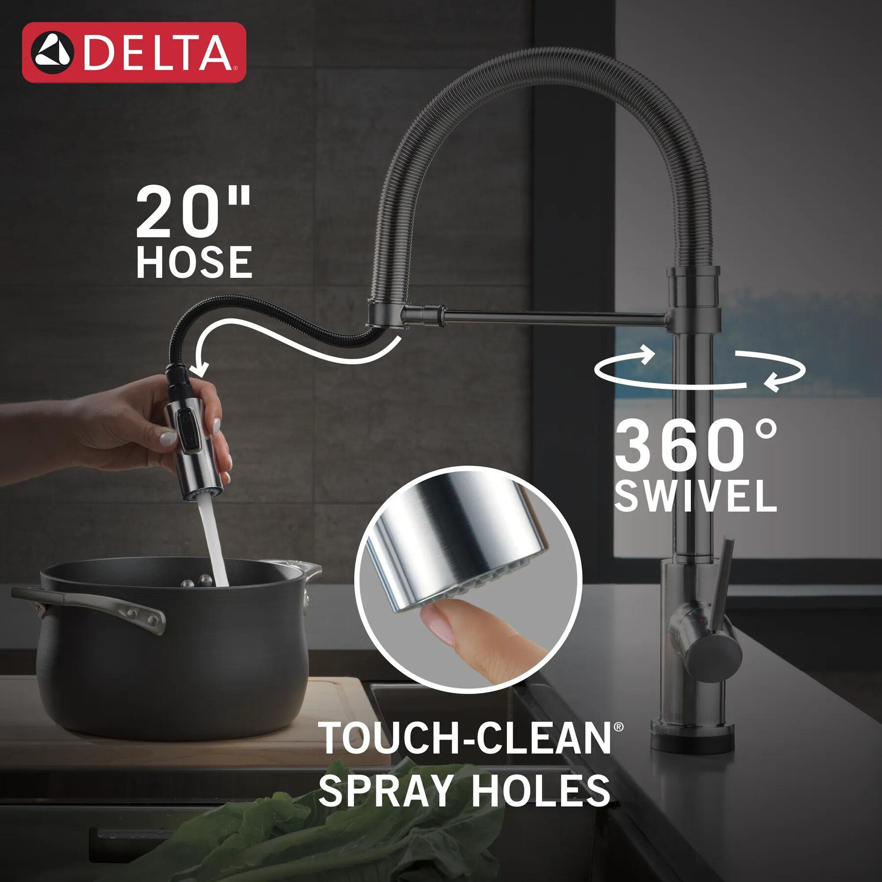 Touchless Pull-Down Kitchen Faucet (Recertified)