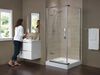 36" x 36" Frameless Shower Enclosure