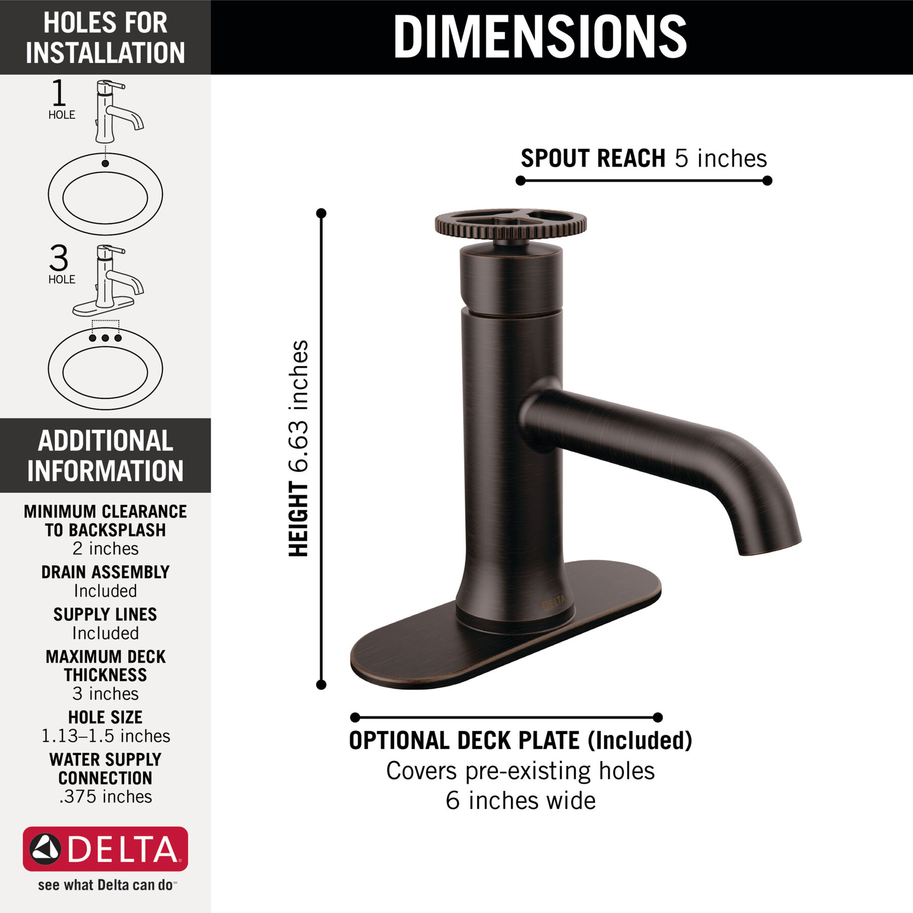 Single Handle Bathroom Faucet