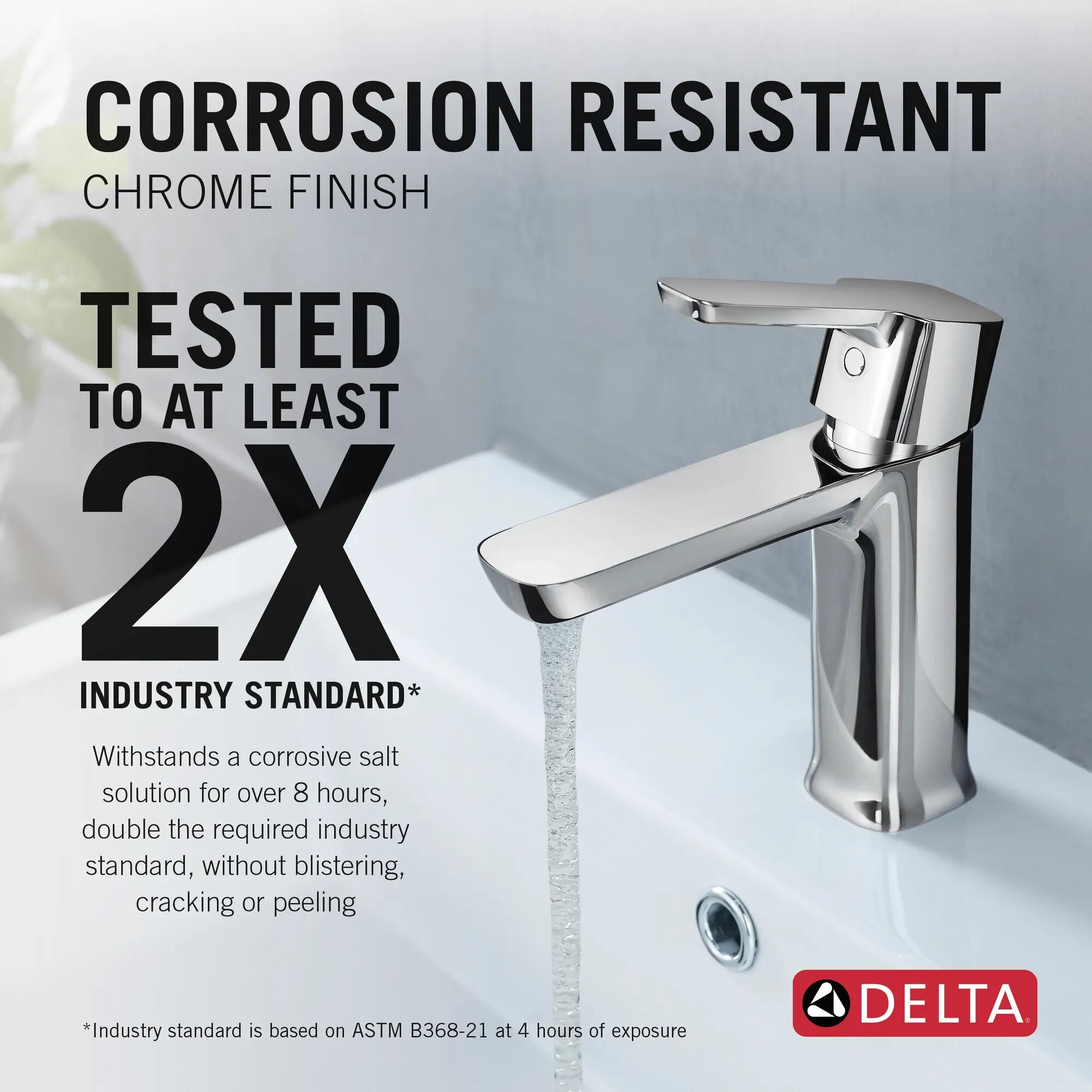 Single Handle Project-Pack Bathroom Faucet in Chrome 581LF-PP
