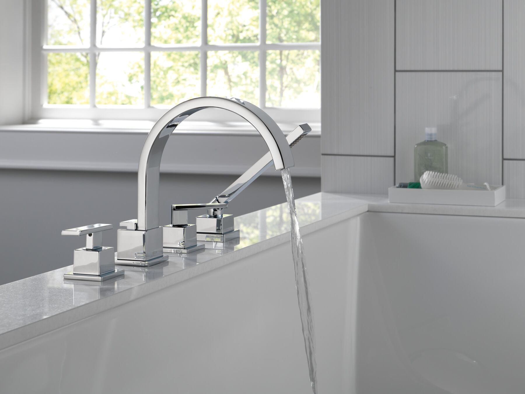 Roman Tub Faucet Trim w/ Hand Shower 2B (Recertified)