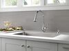 Single Handle Pull-Down Kitchen Faucet with Soap Dispenser