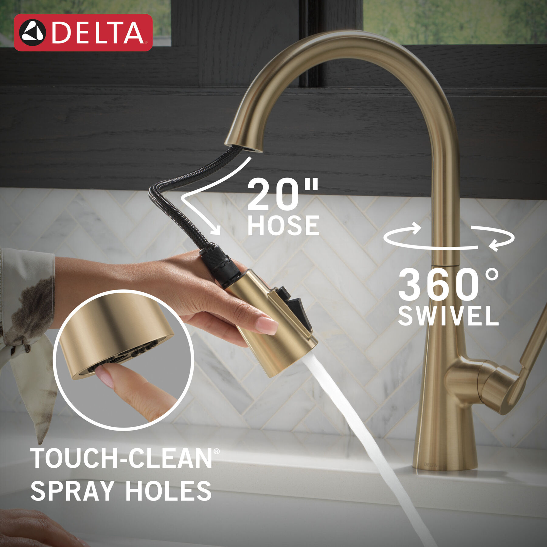 Pull-Down Kitchen Faucet (Recertified)