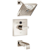 Angular Modern Temp2O&reg; 14 Series Tub & Shower Trim