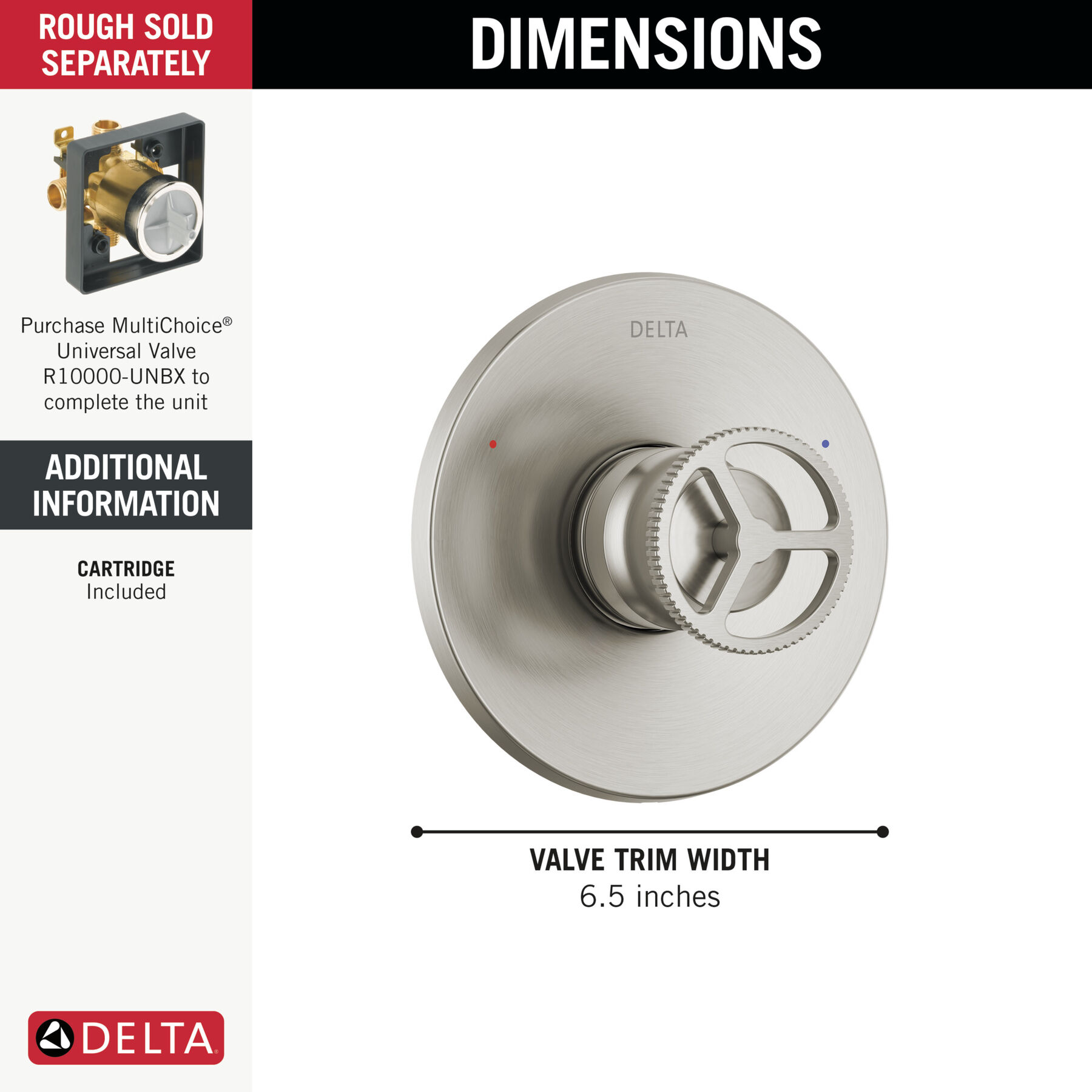 Monitor&reg; 14 Series Valve Only Trim