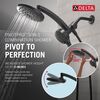 PivotPro&trade; 3-in-1 Combination Shower with Silicone Spray Face