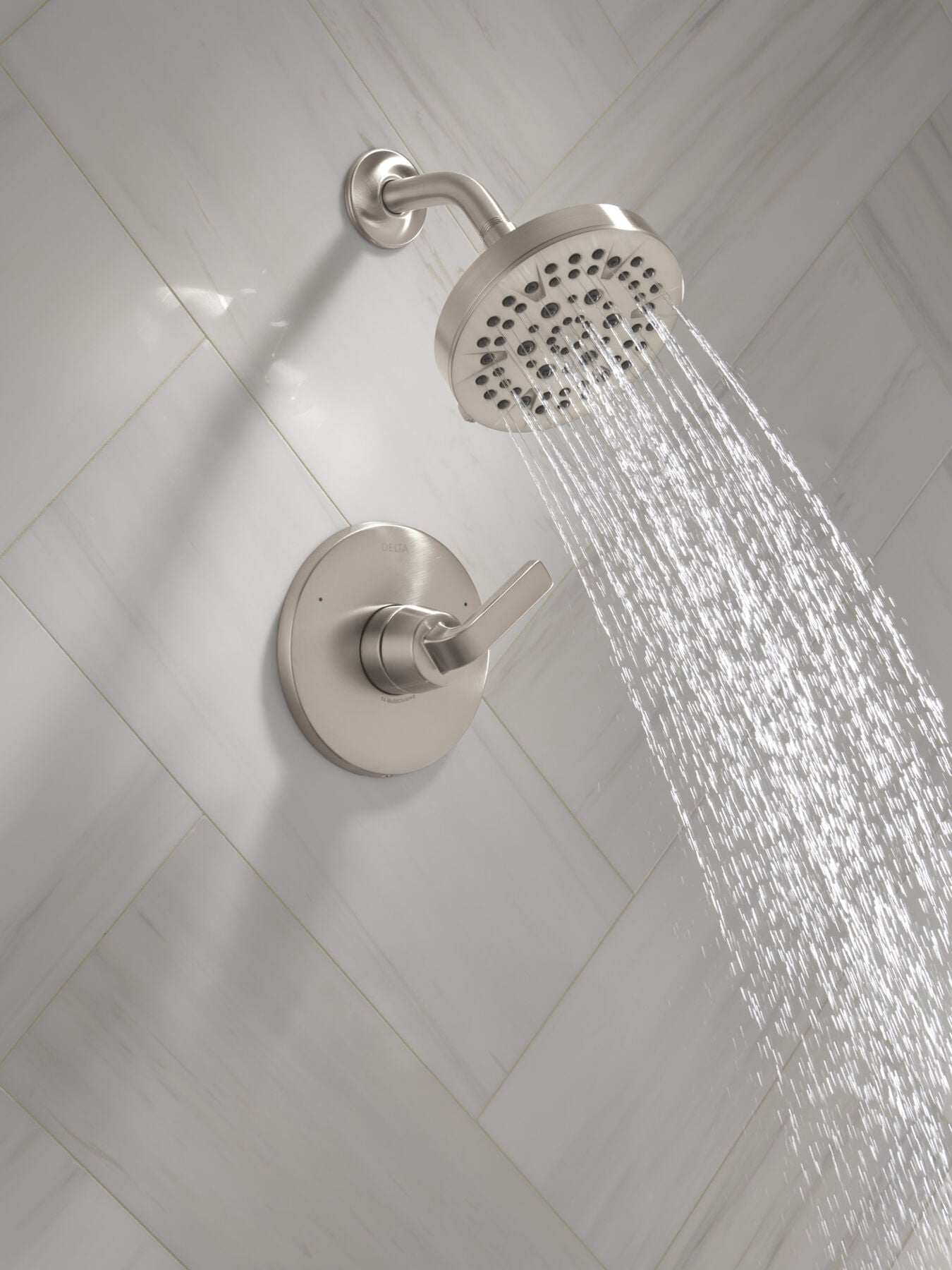 Widespread Lavatory Faucet with 14 Series Shower Trim and Bathroom Accessories Bundle
