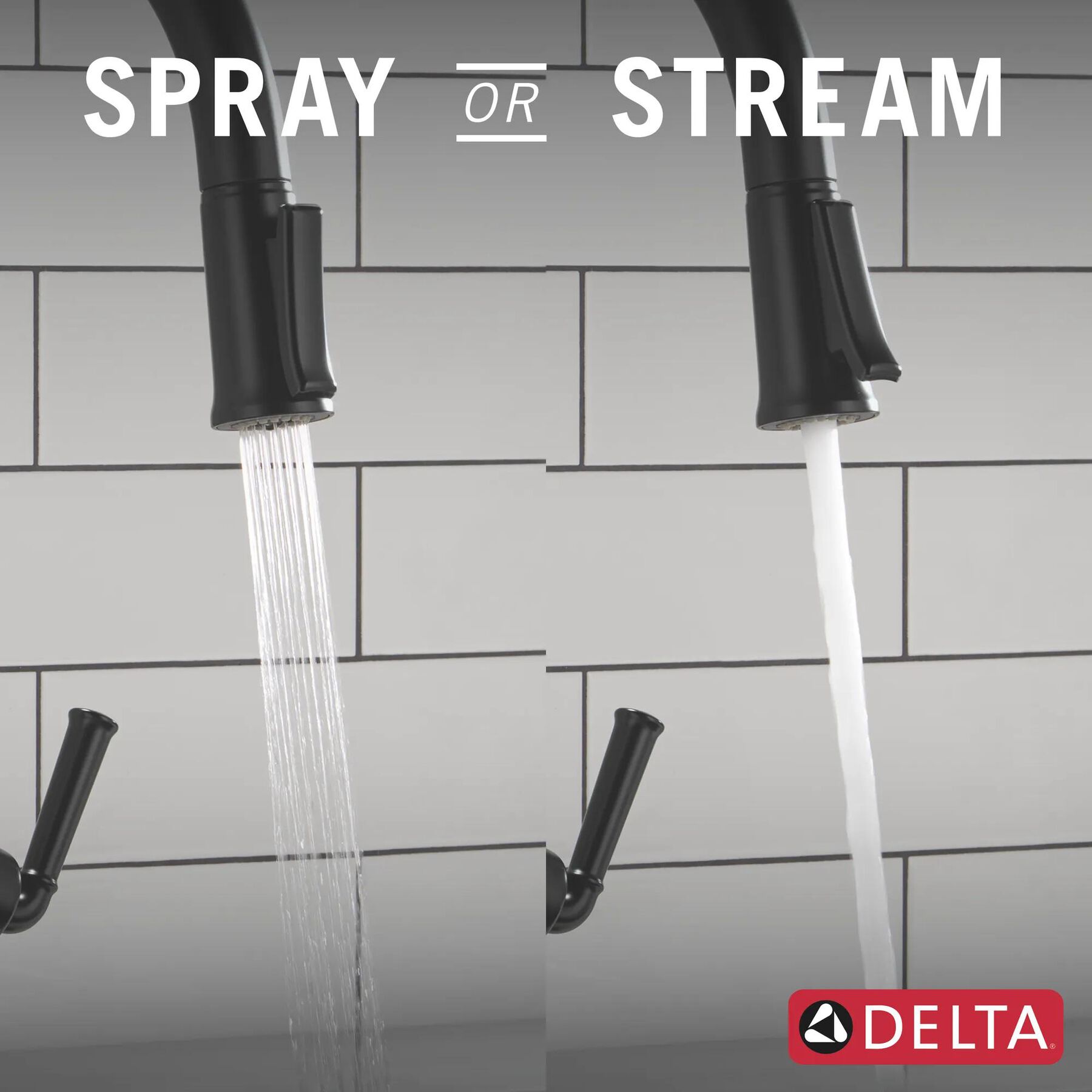 Single Handle Kitchen Pull-Down Faucet With Touchless Technology