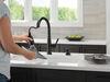 Single Handle Pull-Down Kitchen Faucet with Soap Dispenser and ShieldSpray&reg; Technology
