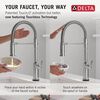 Touch2O&reg; Technology Kitchen Faucet with Touchless Technology