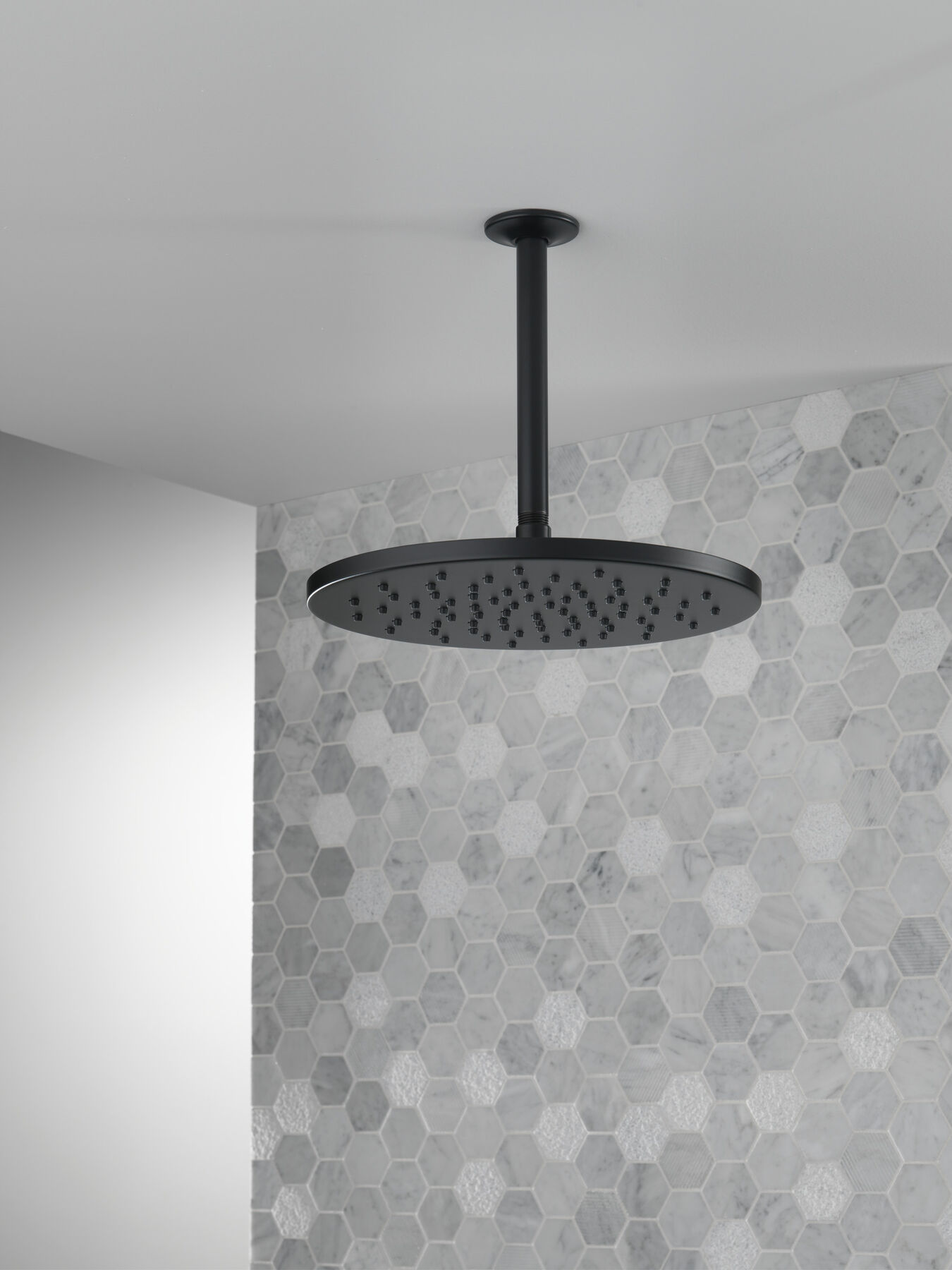 Single-Setting Metal Raincan Shower Head