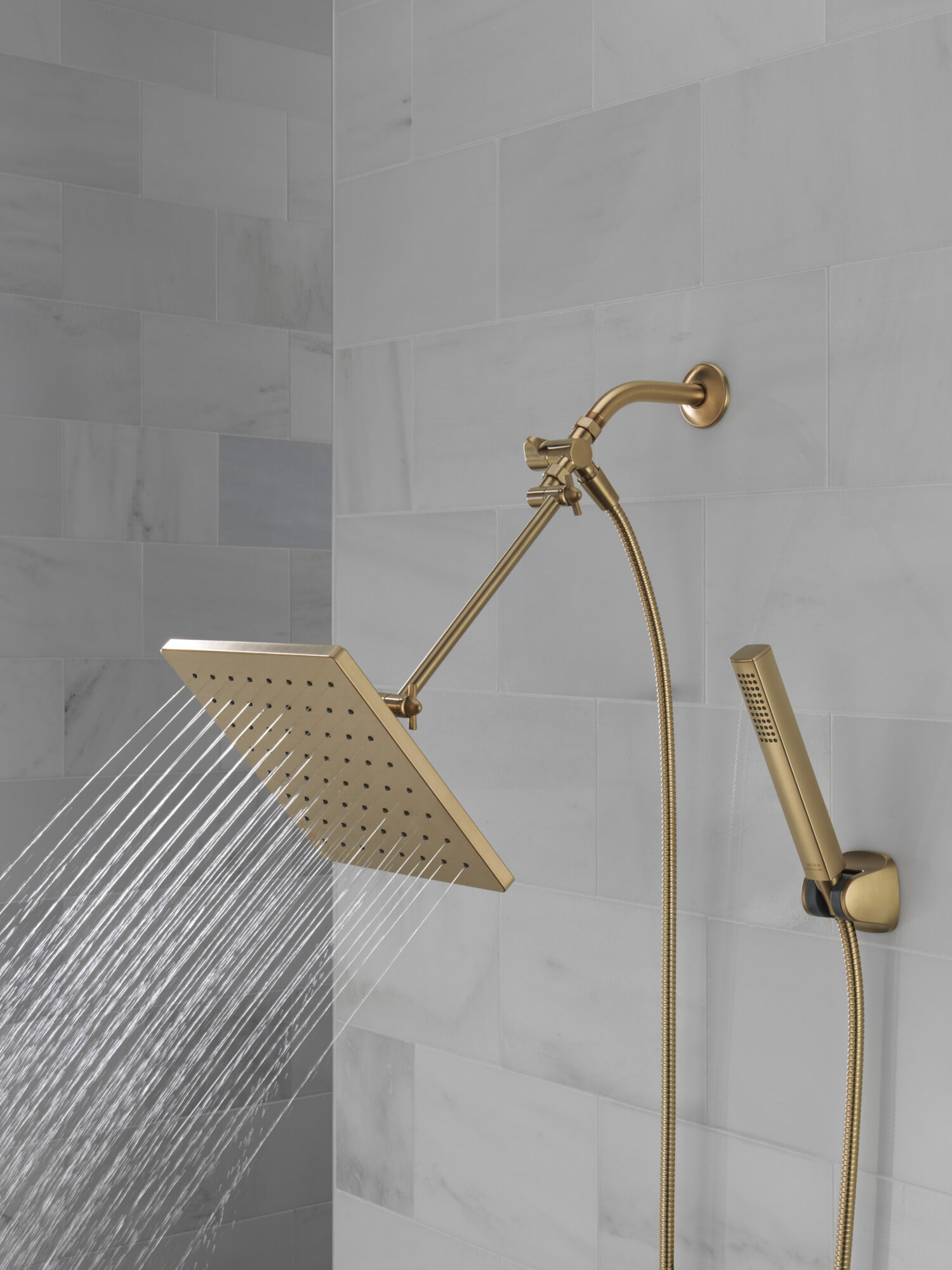 10 inch Raincan Shower Head & Hand Held Combo with Adjustable