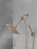 10 inch Raincan Shower Head & Hand Held Combo with Adjustable Extension Arm