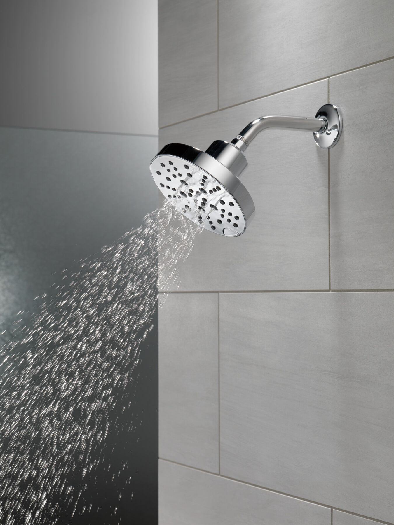 H<sub>2</sub>Okinetic&reg; 5-Setting Contemporary Raincan Shower Head (Recertified)