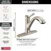 Single Handle Pull-Out Kitchen Faucet (Recertified)