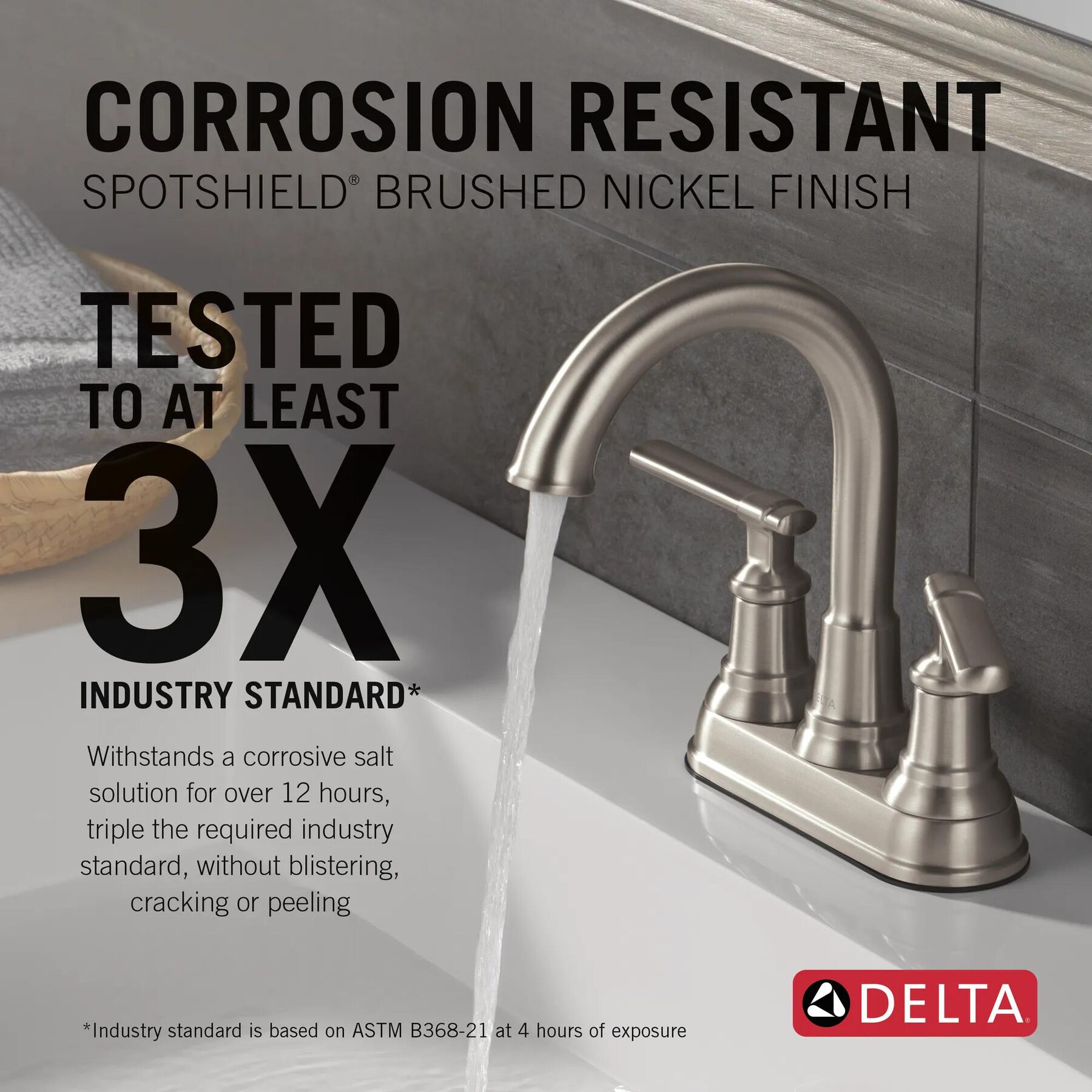 Two Handle Centerset Bathroom Faucet