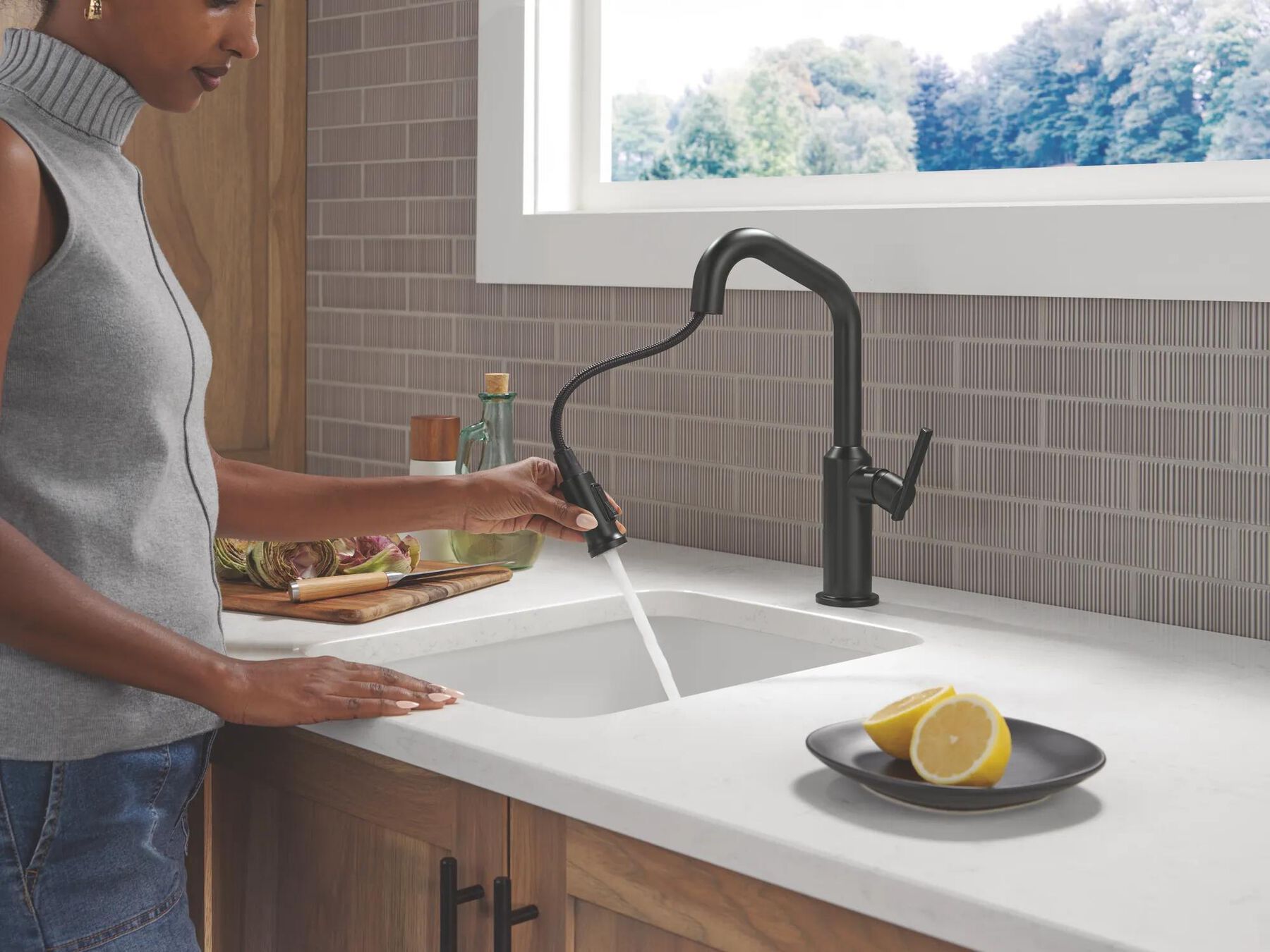 Single Handle Pull-Down Bar/Prep Faucet