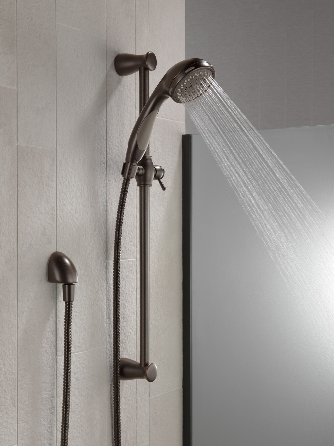 Hand Shower 2.5 GPM w/Slide Bar 3-Setting (Recertified)