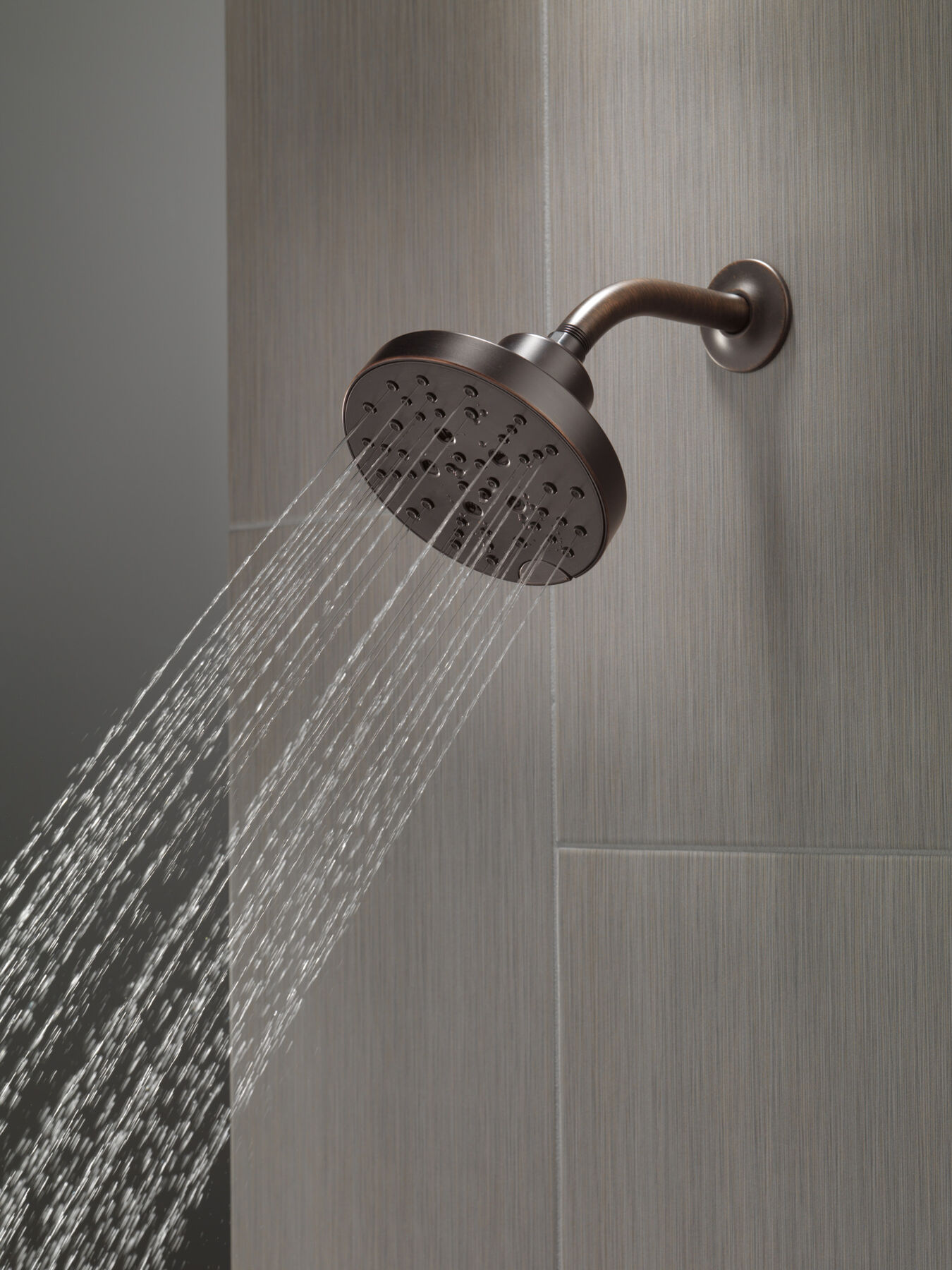 H<sub>2</sub>Okinetic&reg; 5-Setting Contemporary Raincan Shower Head (Recertified)