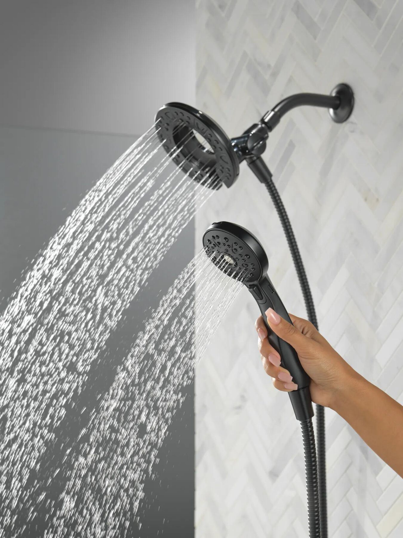 In2ition&reg; 4-Setting Two-in-One Shower
