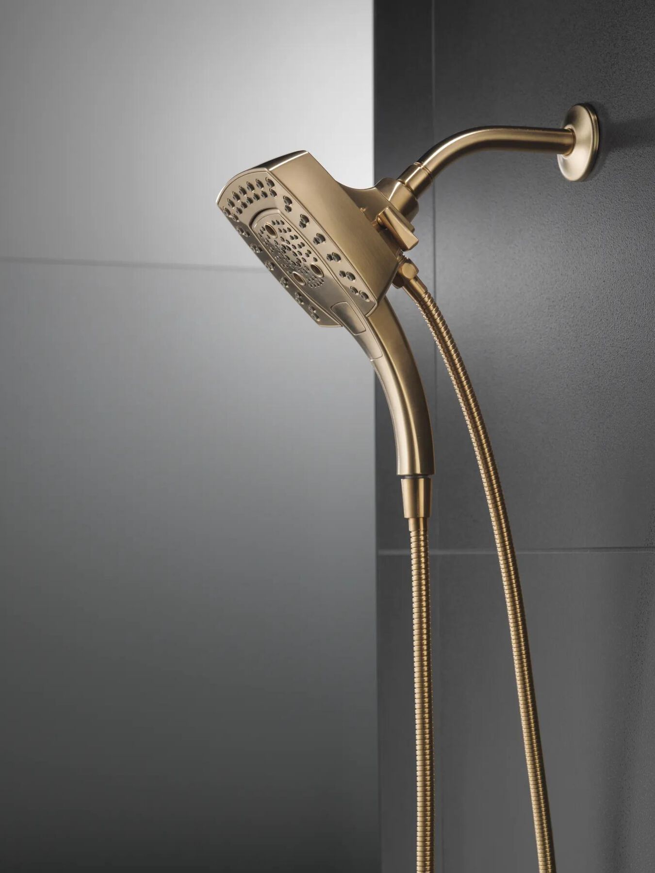 H<sub>2</sub>Okinetic&reg; In2ition&reg; 5-Setting Two-in-One Shower