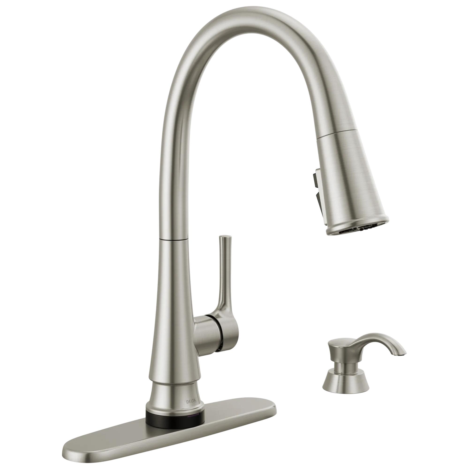 Single Handle Pull-Down Kitchen Faucet with Touch<sub>2</sub>O&reg; Technologyand Soap Dispenser (Recertified)