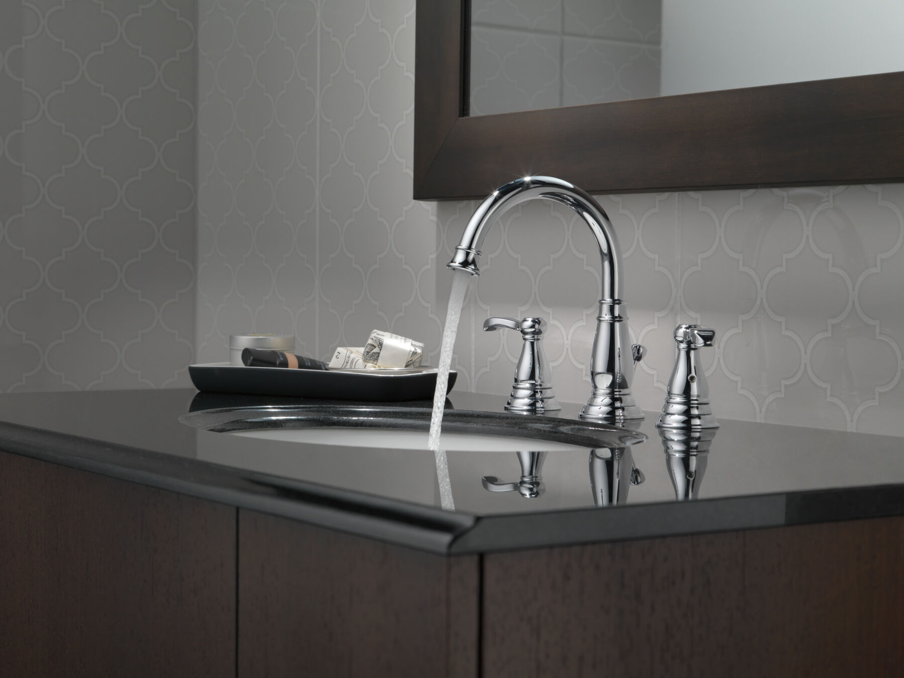 Two Handle Widespread Bathroom Faucet (Recertified)
