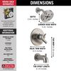 Monitor&reg; 17 Series H<sub>2</sub>Okinetic&reg; Tub & Shower Trim (Recertified)
