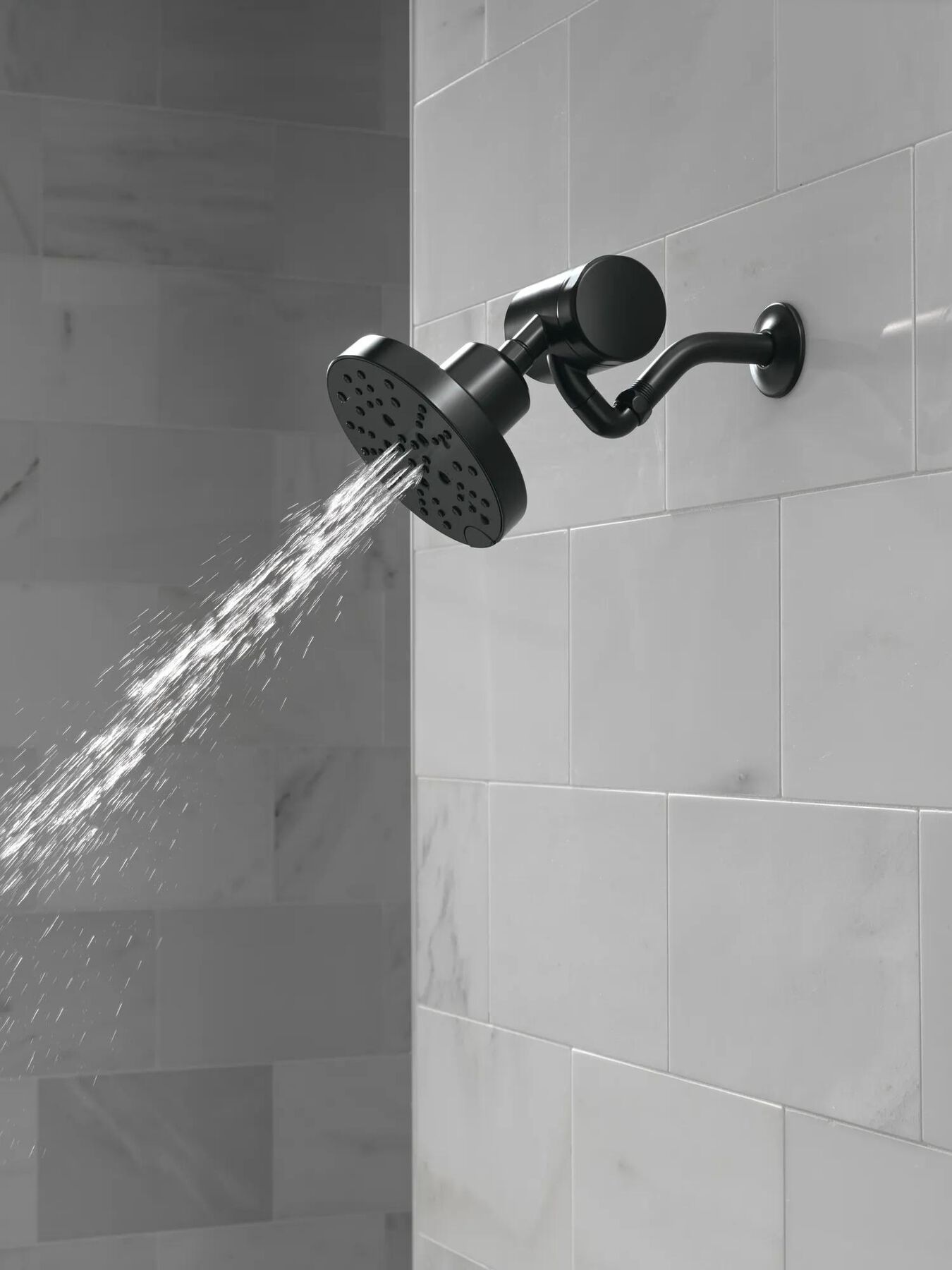 H<sub>2</sub>Okinetic&reg; 5-Setting Contemporary Raincan Shower Head