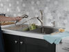 Single Handle Pull-Out Kitchen Faucet with Soap Dispenser (Recertified)
