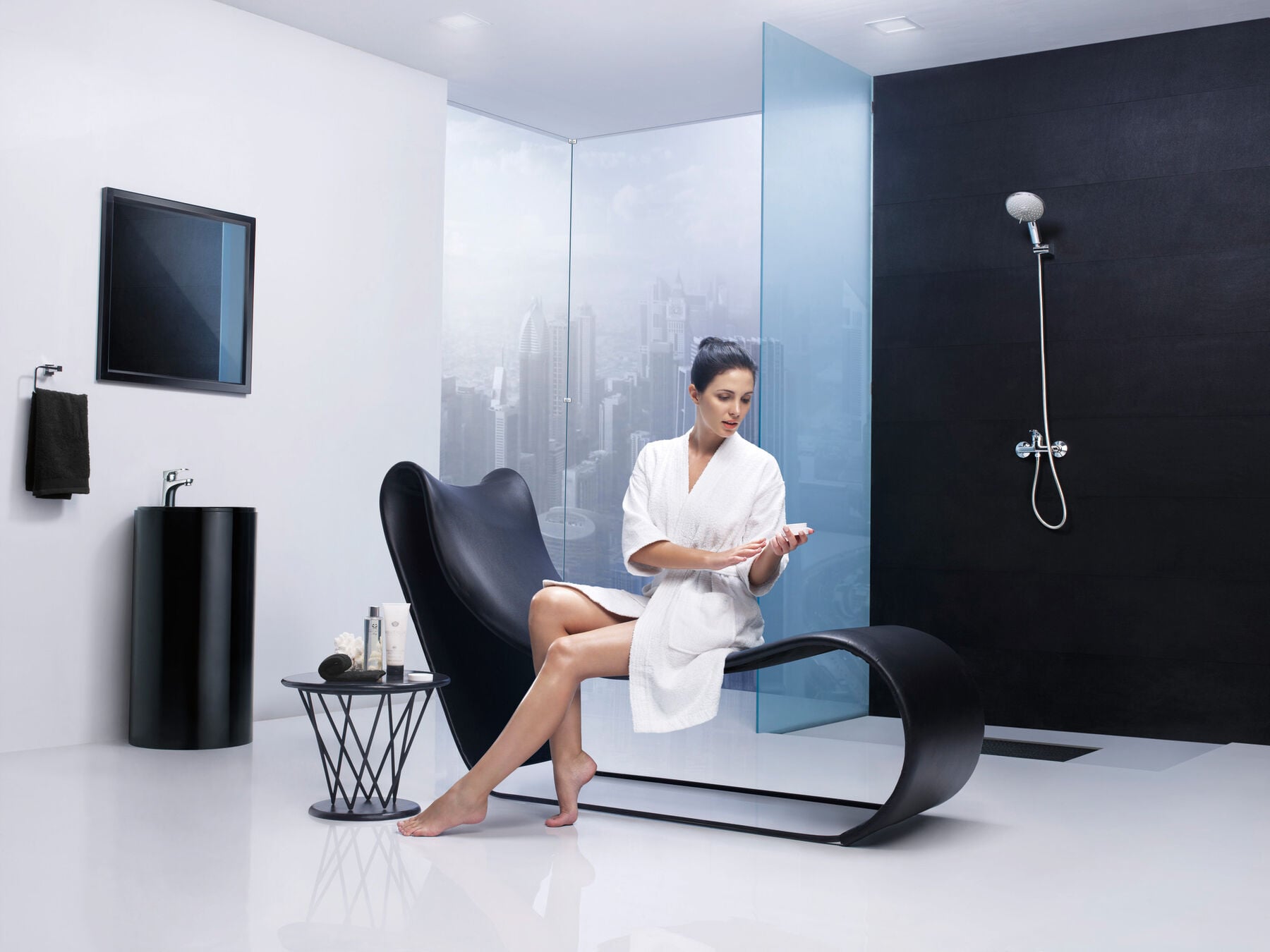 Single Handle Bathroom Faucet - Less Pop-Up