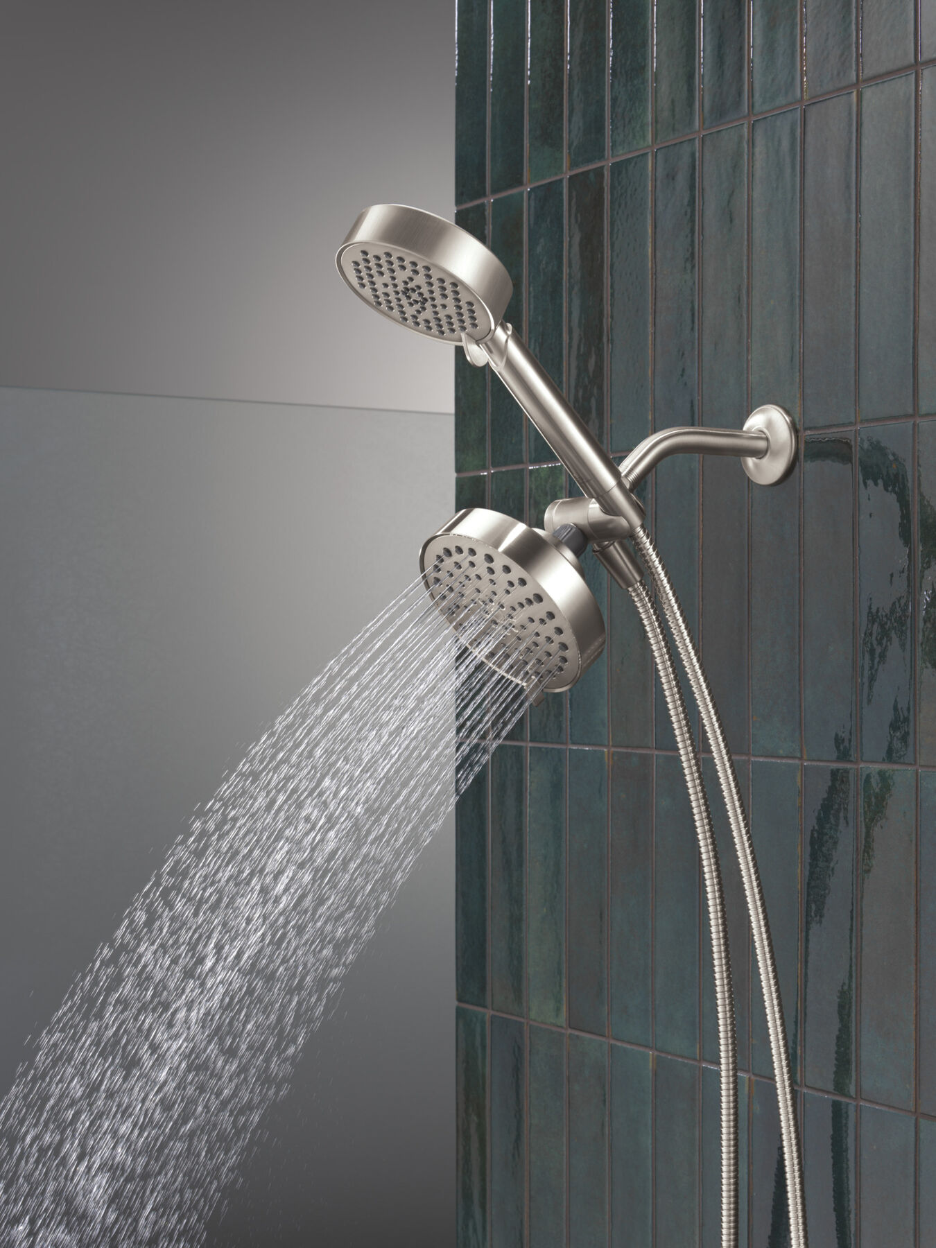 5-Setting Two-in-One Combination Shower with Additional Mount