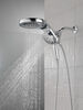 HydroRain&reg; H2Okinetic&reg; 5-Setting Two-in-One Shower Head (Recertified)
