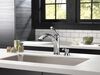 Single Handle Pull-Out Kitchen Faucet with Soap Dispenser