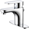 Single Handle Single Hole Bathroom Faucet - Less Pop-Up