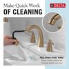 Two Handle Widespread Pull-Down Bathroom Faucet